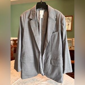 H&M Oversized Gray Blazer